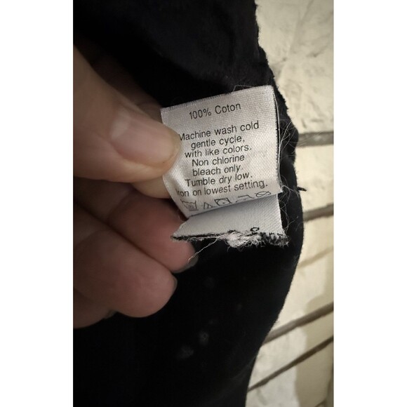 Madewell Black Eyelet Lined Pull On Mini Skirt Pockets Size X Small - Picture 5 of 6